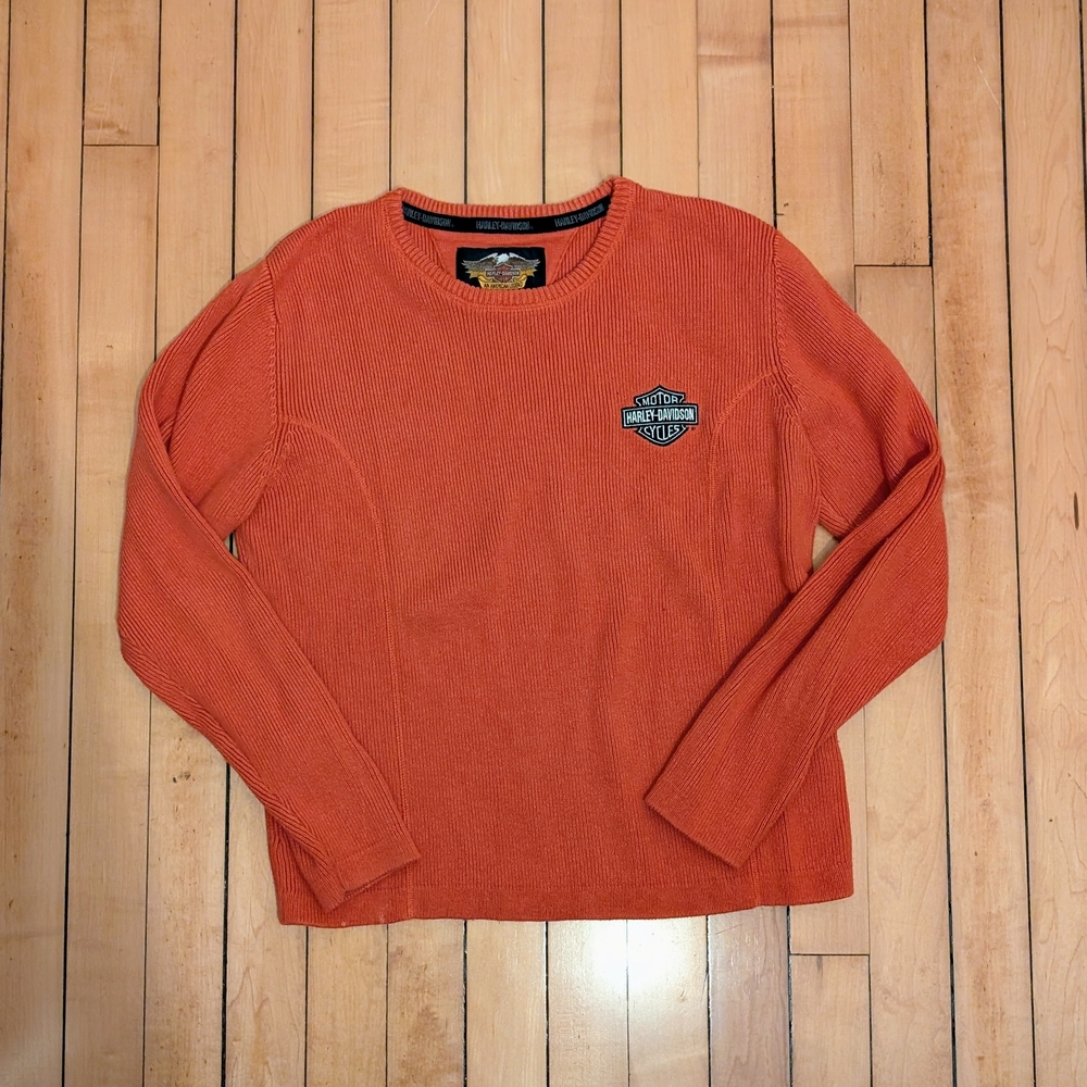 Harley-Davidson Men's Rust Crewneck Sweater